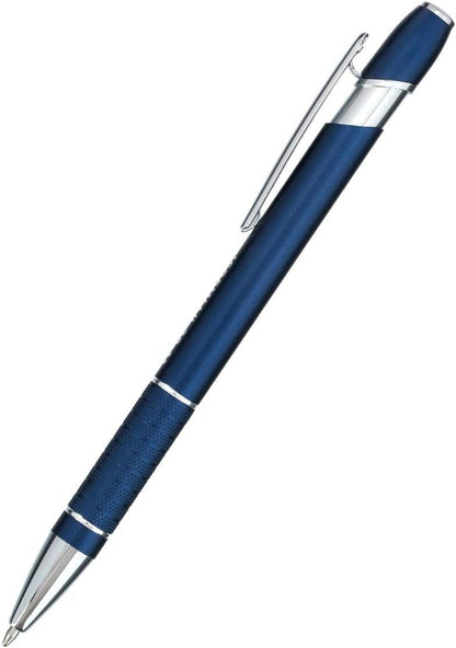 Christian Art Gifts I Know the Plans Blue Stylish Classic Ballpoint Pen in Matching Gift Case - Jeremiah 29:11 Bible Verse Refillable Retractable Medium Black Ink for Journal, Planner, Writing, Notes
