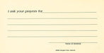 Prayer Request Card (Pkg of 25)