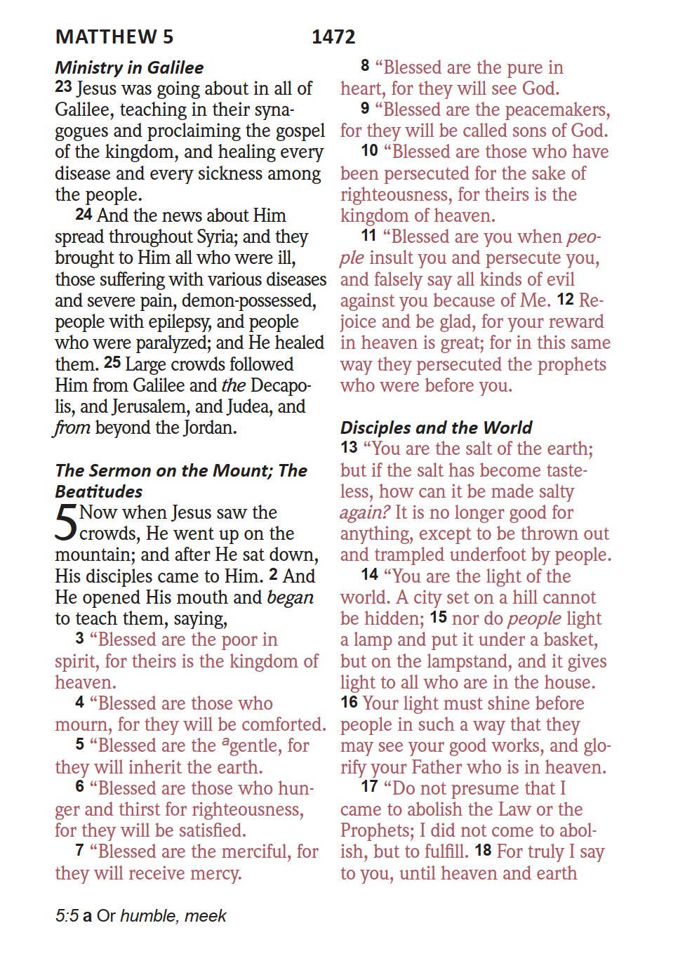 NASB 2020 Giant Print Text Bible, Blue, Indexed