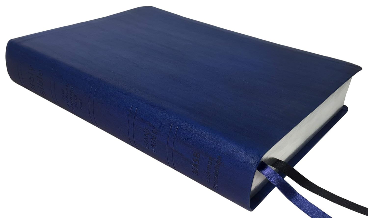 NASB 2020 Giant Print Text Bible, Blue, Indexed