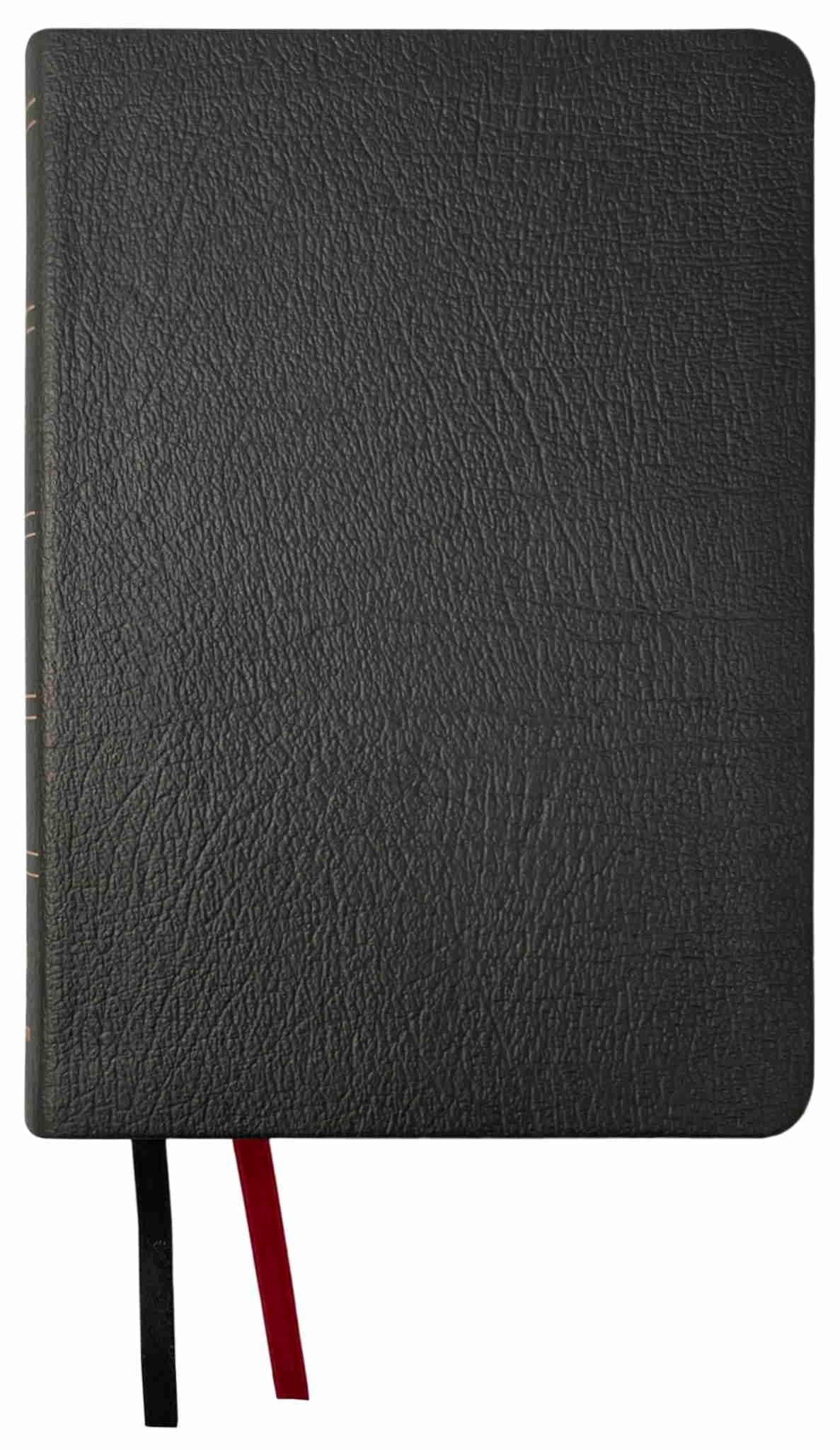 NASB 2020 Large Print Compact Bible, Black, Genuine Leather