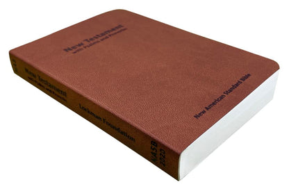 NASB New Testament with Psalms and Proverbs, Brown, Softcover, 2020 text