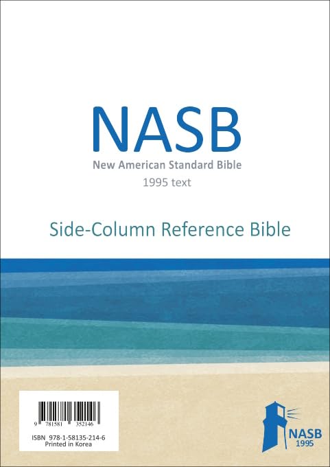 NASB 1995 Side-Column Reference Bible, Black Genuine Leather