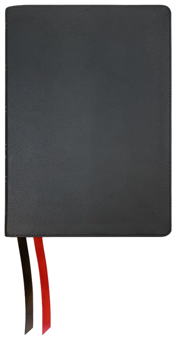 NASB 1995 Side-Column Reference Bible, Black Genuine Leather