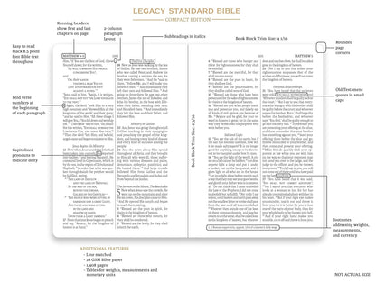 LSB Compact Bible, Forest Green