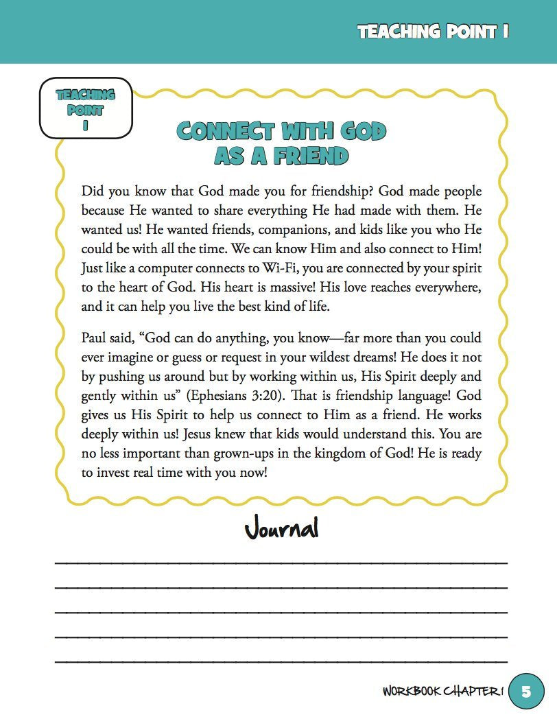Growing Up With God Workbook Paperback Shawn Bolz
