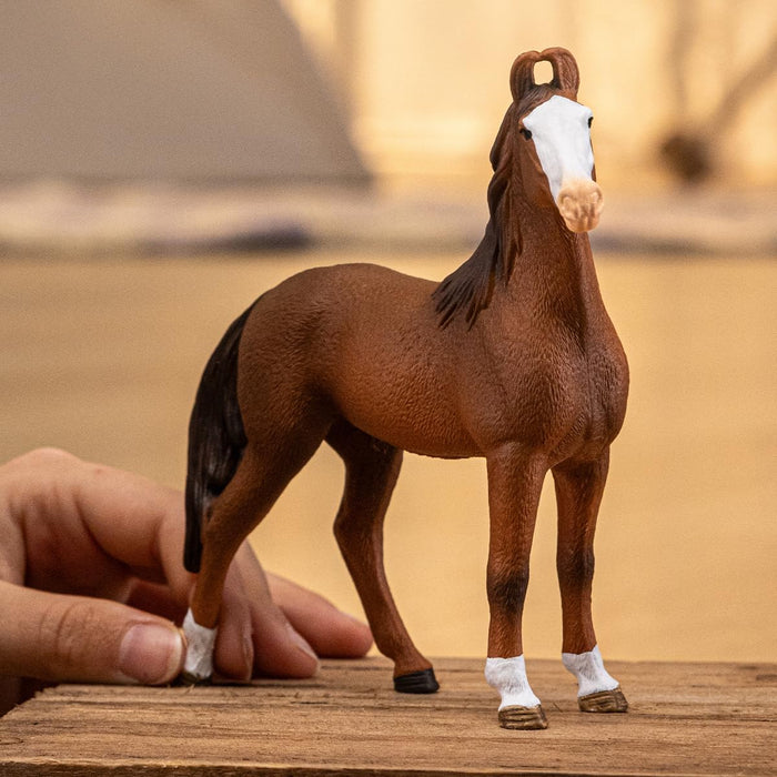 Schleich HORSE CLUB - Marwari Mare - 13cm Hand-Painted Collectable, Realistic Toy Horse Figurine for Girls and Boys. Durable, Educational Figure for Fun Imaginative Play. Cool Kids Toys Ages 5+ 14897