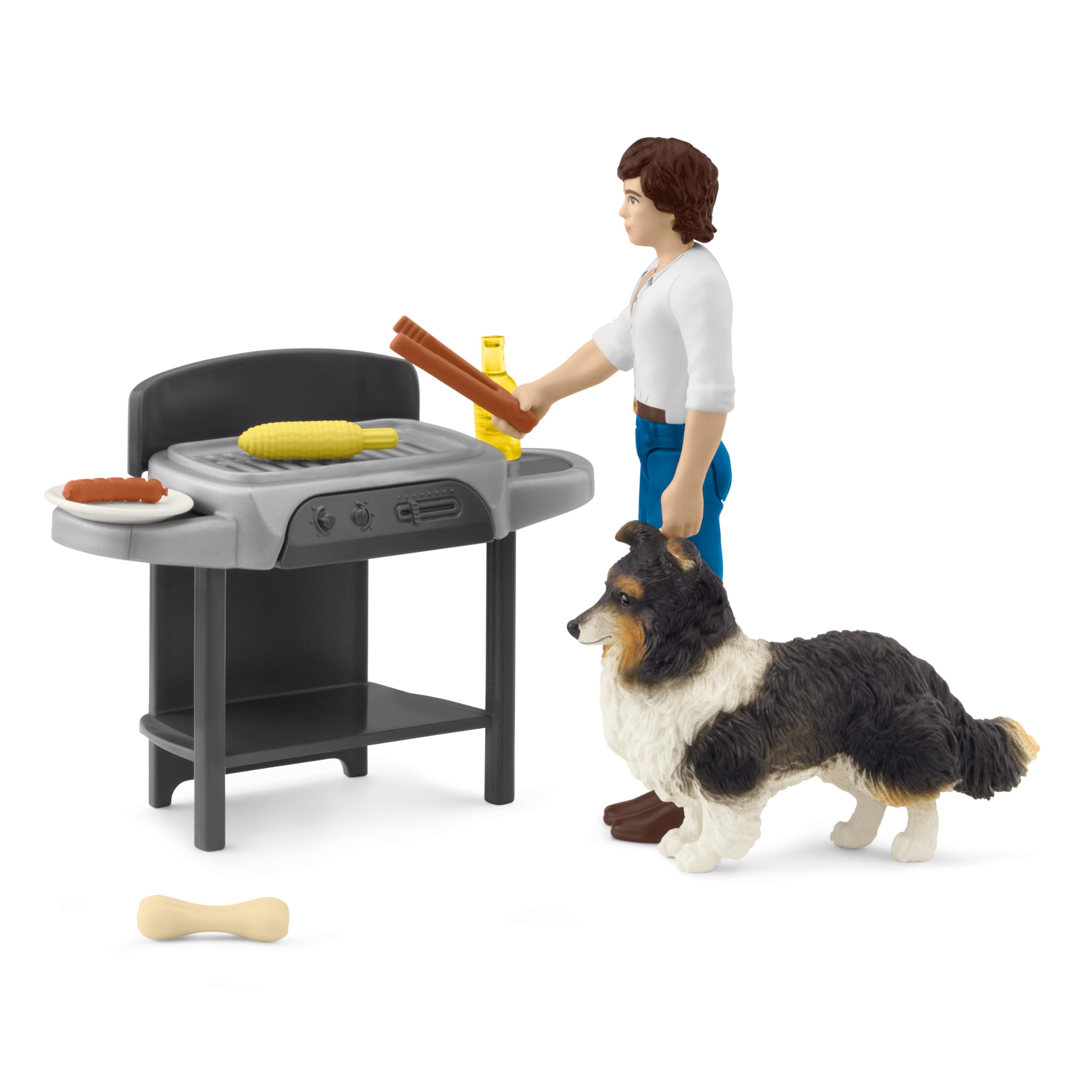 Schleich Horse Club Barbecue met Tom 12-delige zakset voor meisjes en jongens vanaf 4 jaar