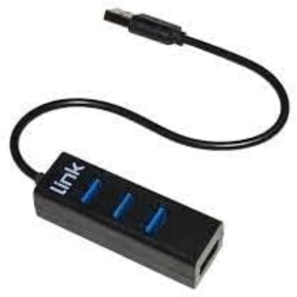 Hub 4 Porte Usb 2.0 Con Cavo 15 Cm
