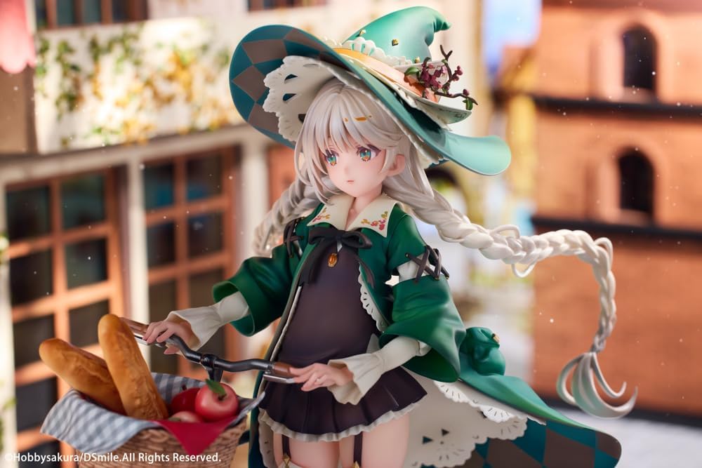 Hobby Sakura Kaido Witch Lily Illustrated by DS Mile, Limited Edition with Bonus Item, Total Height Approx. 9.4 inches (240 mm) (Base Included) PVC and ABS 1/7 Scale Complete Figure