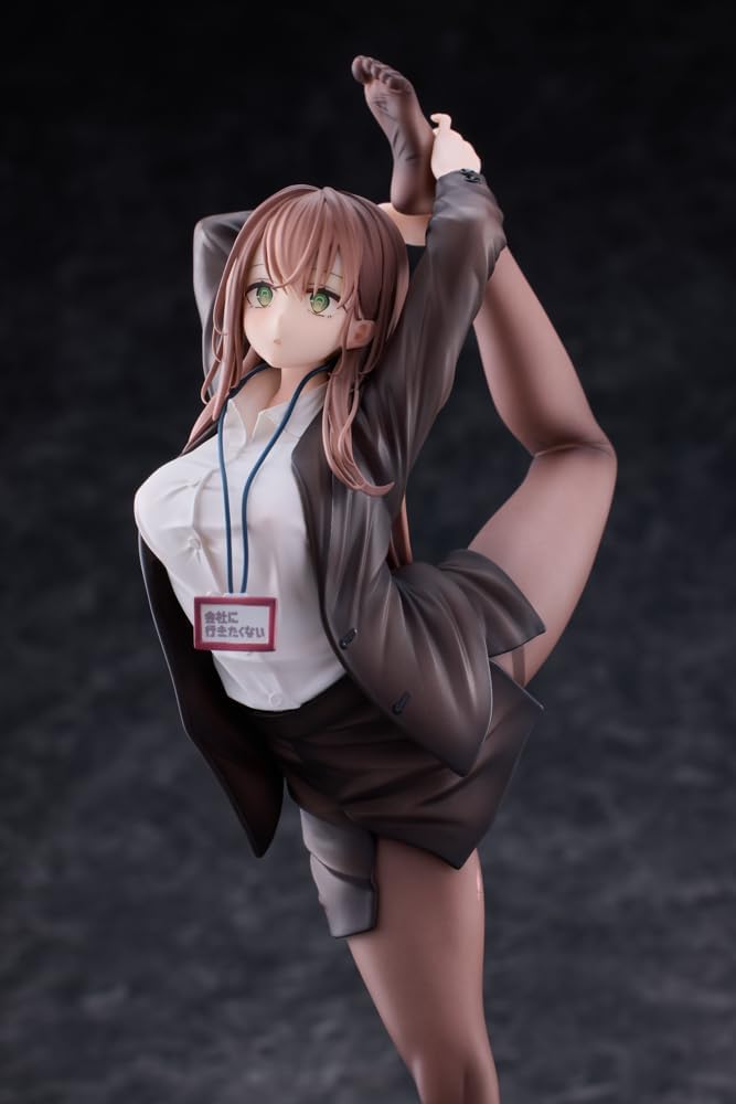 Original Character statuette PVC 1/4 OL-chan Who Doesn't Want to Go to Work White Ver. Deluxe Edition 26 cm