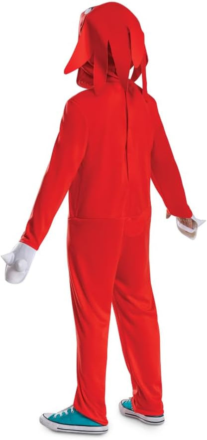 Sonic 3 158699M-20L Knuckles Hooded Fancy Dress, T2