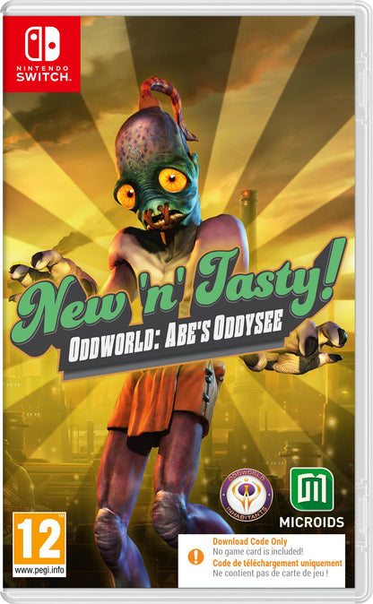New 'N' Tasty! Oddworld: Abe's Oddysee (Switch Code-in-Box