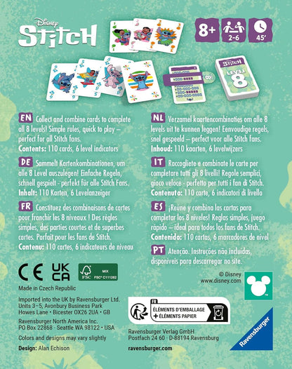 Disney Stitch Level 8® - Kartenspiel ab 8 Jahre