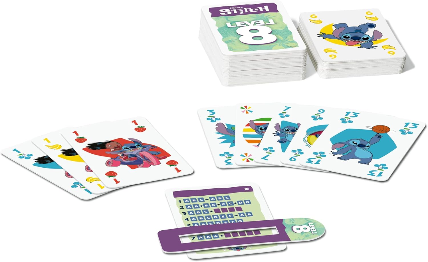 Disney Stitch Level 8® - Kartenspiel ab 8 Jahre