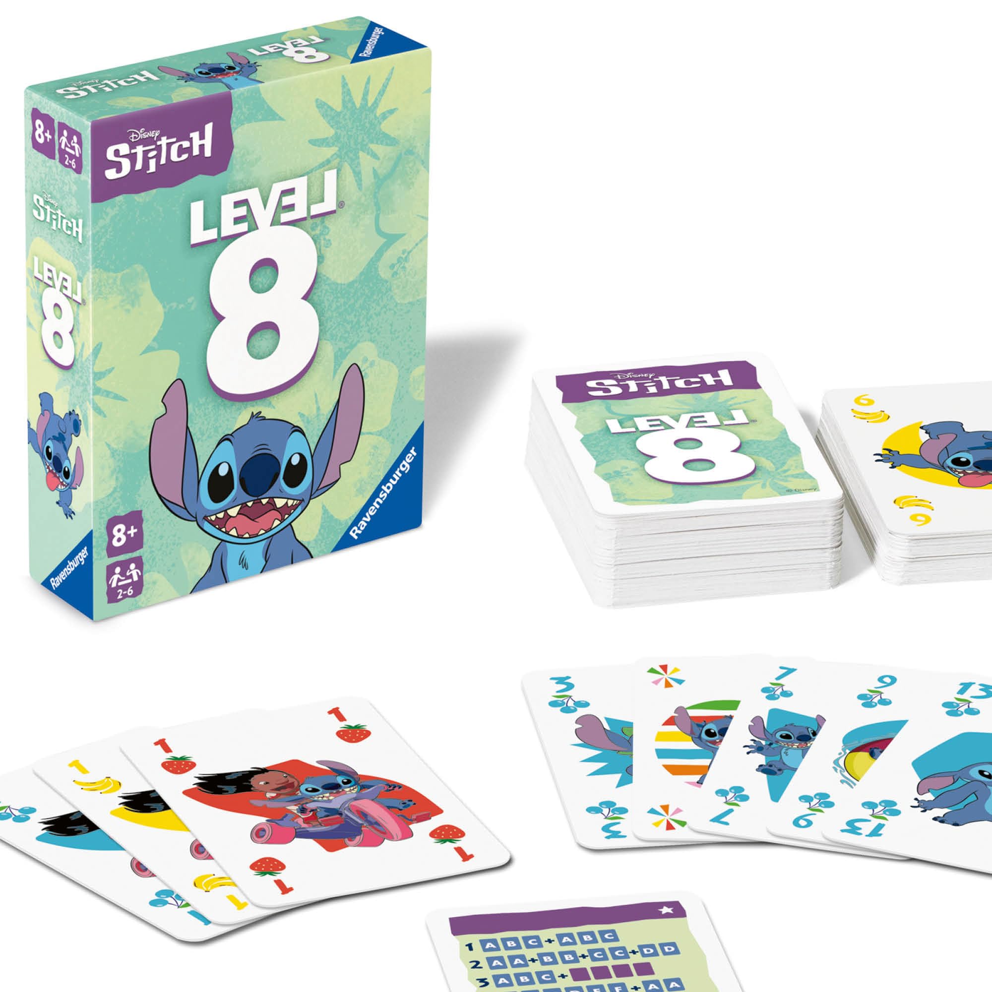 Disney Stitch Level 8® - Kartenspiel ab 8 Jahre