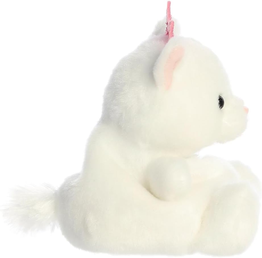 Aurora, 33945, Palm Pals Priscilla Princess Kitty 5In, Soft Toy, White