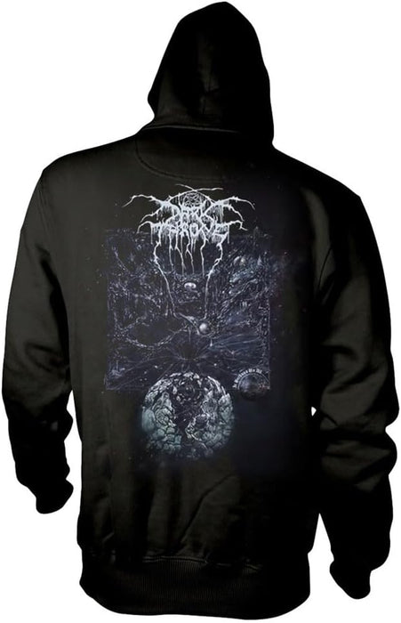 Razamataz Darkthrone 'It Beckons Us All' Unisex Zip Up Hoodie (UK, Alpha, L, Regular, Regular, Black