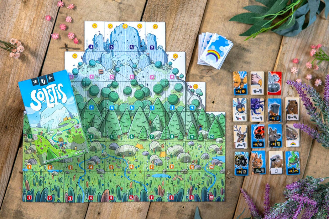 Solstis | Two-Player Tile Drafting Game | Ages 8+ | 2 Players | 15 Minutes