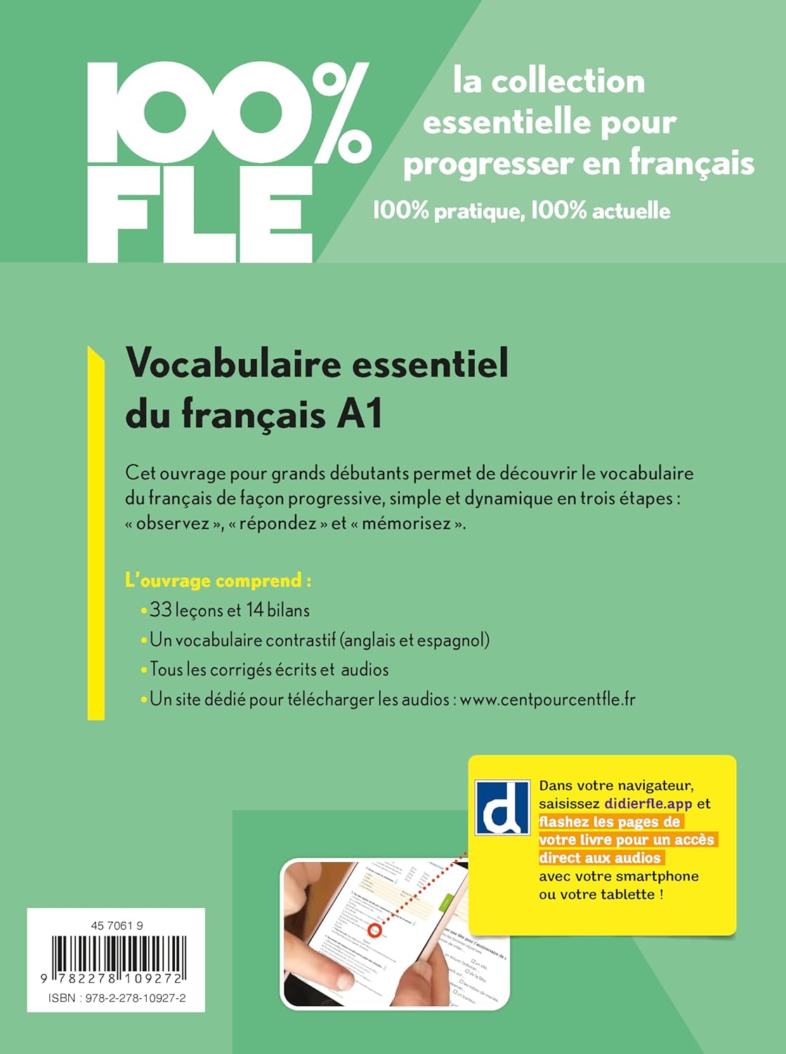 100% FLE - Vocabulaire essentiel du français A1 + didierfle.app