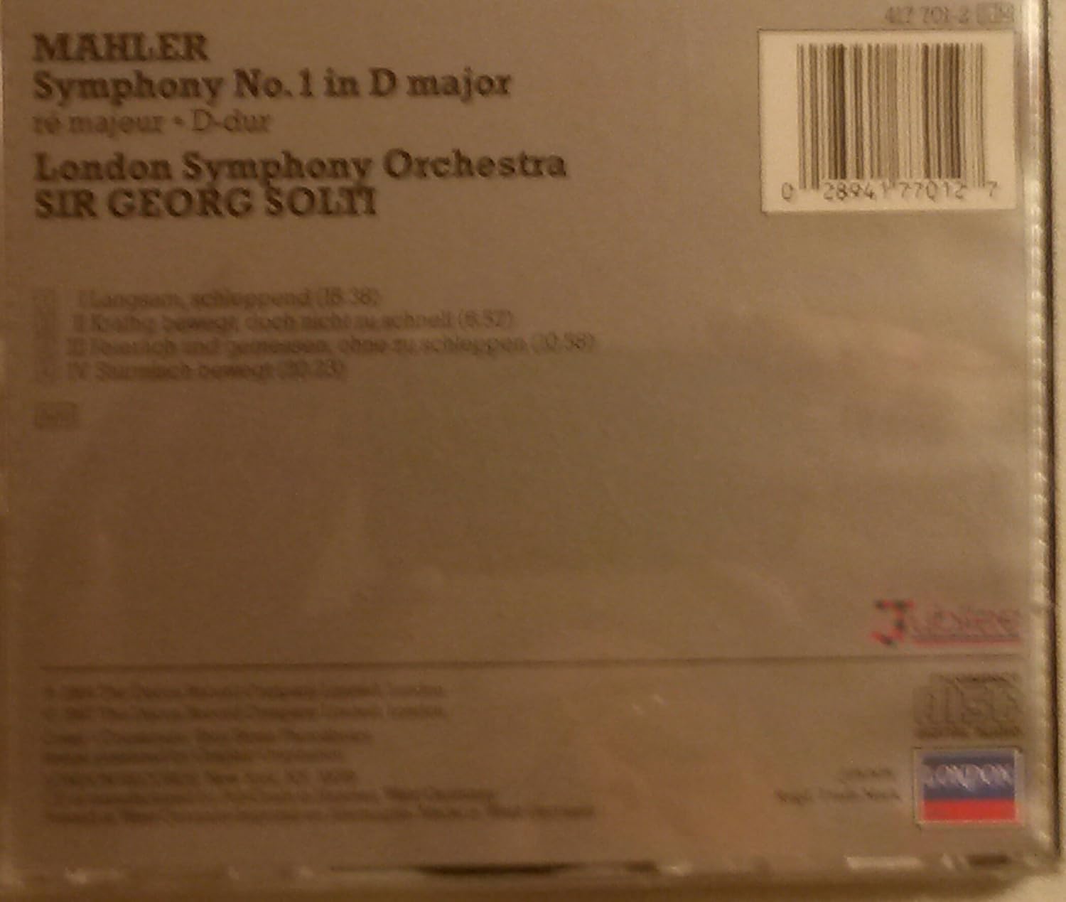 Gustav Mahler - Symphony No.1