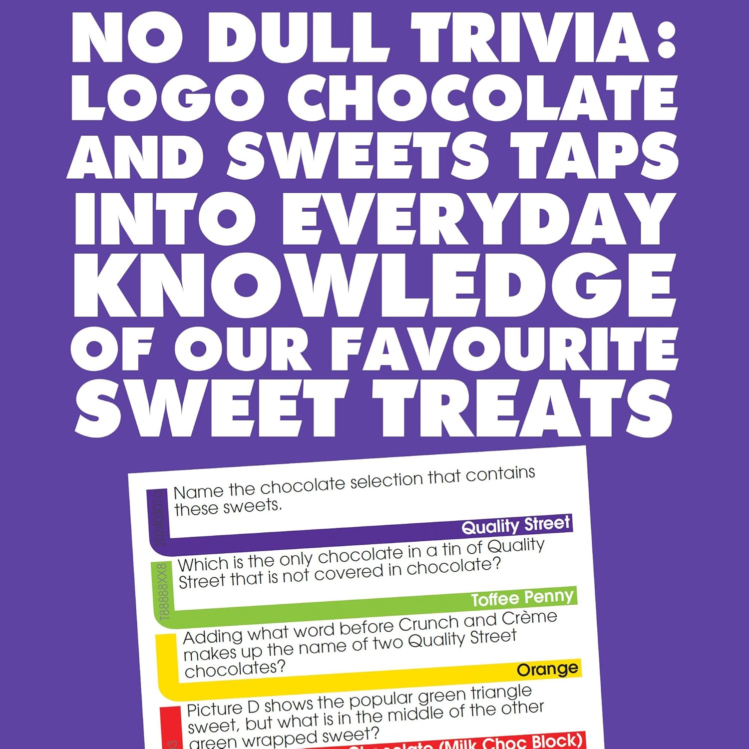 Drumond Park Logo Chocolate & Sweets Mini Board Game | Fun for Groups – Adults & Families | Travel-Size Trivia Game | Perfect for Parties & Game Nights
