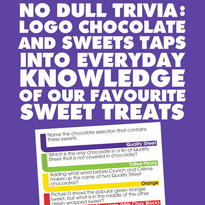 Drumond Park Logo Chocolate & Sweets Mini Board Game | Fun for Groups – Adults & Families | Travel-Size Trivia Game | Perfect for Parties & Game Nights