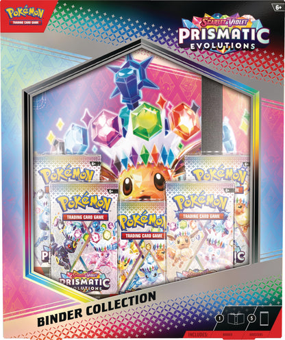 Pokémon TCG: Scarlet & Violet—Prismatic Evolutions Binder Collection (Binder with 378 Pockets & 5 Booster Packs