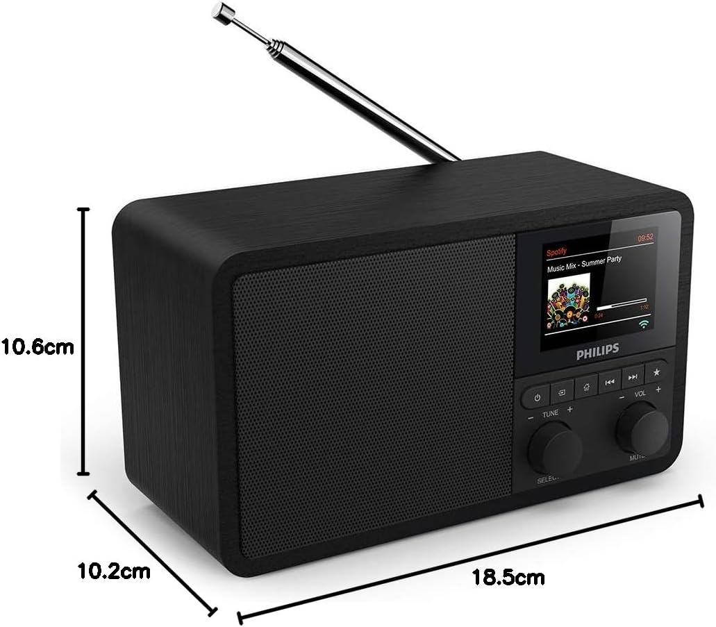 Philips Audio - Tapr802/12 Internet Digital Radio – Black