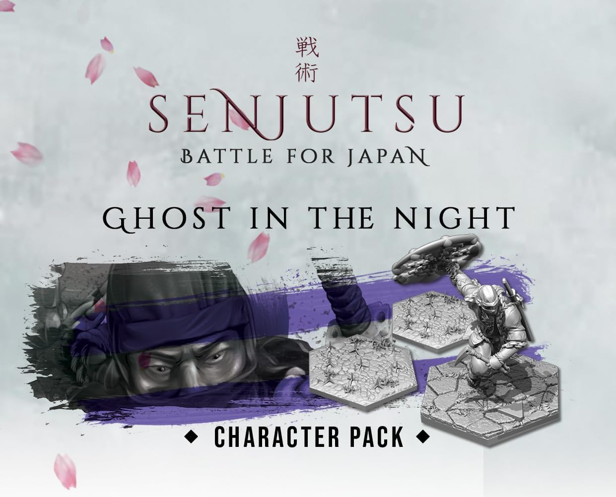 LUCKY DUCK GAMES - Senjutsu: Ghost in the Night | Senjutsu Expansion | English Version | 1-4 Players | Ages 14+ | 15-20 Minutes