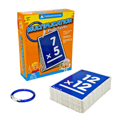 Continuum Learning Multiplication Flash Cards