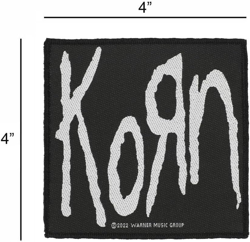 Generic Brand - 10cm x 10cm Korn Logo Fabric Applique Patch