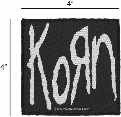 Generic Brand - 10cm x 10cm Korn Logo Fabric Applique Patch