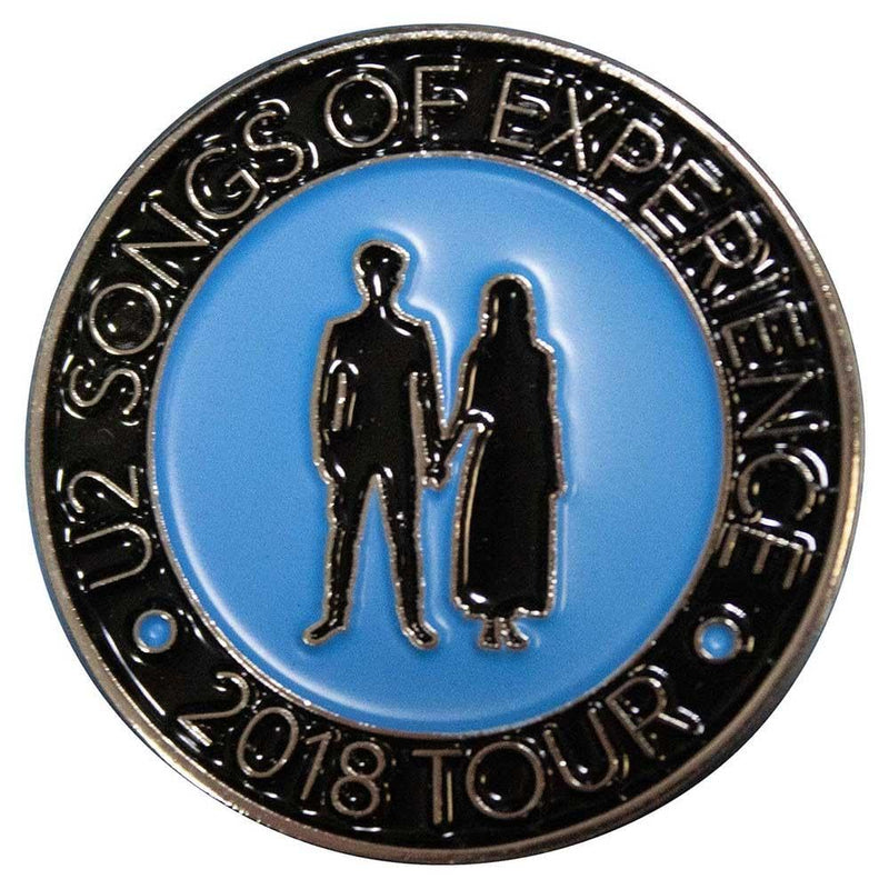 U2 - Songs of Experience Ex Tour Badge One Size Blue Black