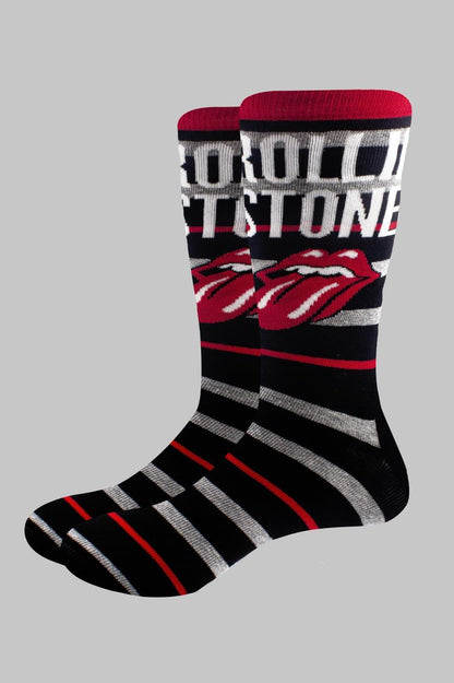 Rolling Stones The Unisex Adult Tongue Socks 40,5 EU, 45,5 EU Black, Red, White