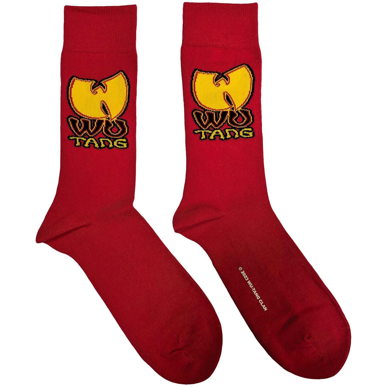Wu-Tang Clan 'Wu-Tang' (Red) Socks (One Size = UK 7-11