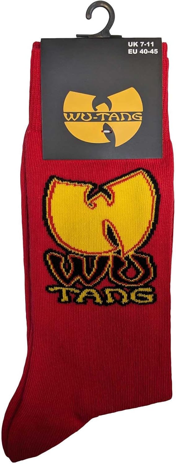 Wu-Tang Clan 'Wu-Tang' (Red) Socks (One Size = UK 7-11