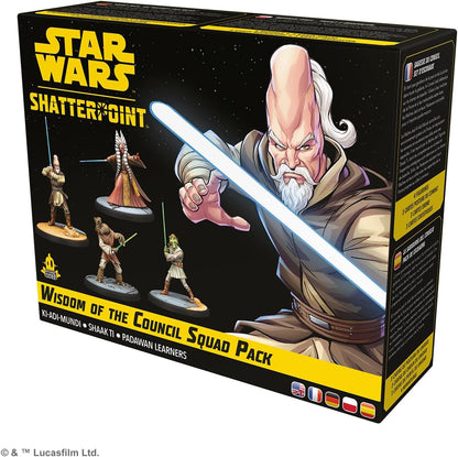 Atomic Mass Games | Star Wars Shatterpoint Wisdom of The Council | Expansión de Miniaturas | A Partir de 14 Años | para 2 Jugadores | 90 Minutos por Partida | Multilenguaje (Incluye Español