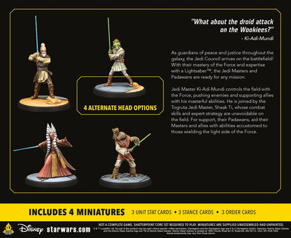 Atomic Mass Games | Star Wars Shatterpoint Wisdom of The Council | Expansión de Miniaturas | A Partir de 14 Años | para 2 Jugadores | 90 Minutos por Partida | Multilenguaje (Incluye Español