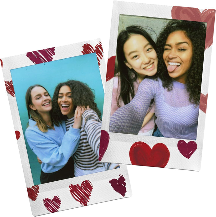 instax mini film 10 shot pack, HEARTS border