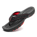 SUNRACE Women's Chanclas Clásicas Grandes Con Tendencia De Verano para Hombre, Rojo 2, 16 X-Wide Sandal, Black, Medium UK