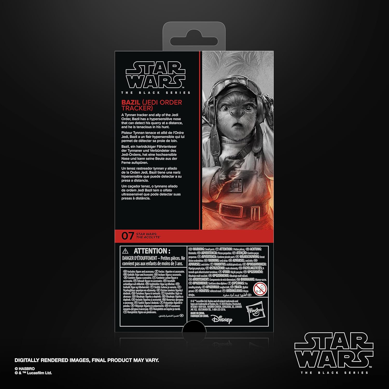 Star Wars The Black Series Bazil (Jedi Order Tracker) The Acolyte Action-Figur zum Sammeln (15 cm