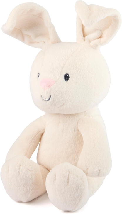 GUND Baby Peek-a-Boo Flora Bunny Plush, Bunny Rabbit Stuffed Animal, Baby Toy for Ages 0 and Up, Cream, 18 cm
