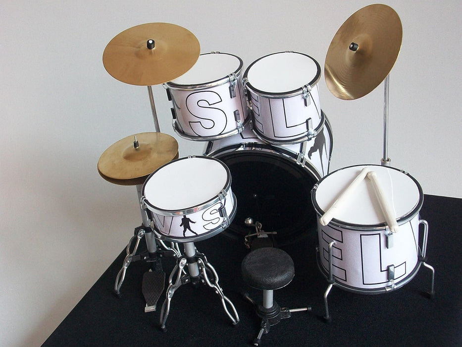 Mini Drum Set Replica for collectors