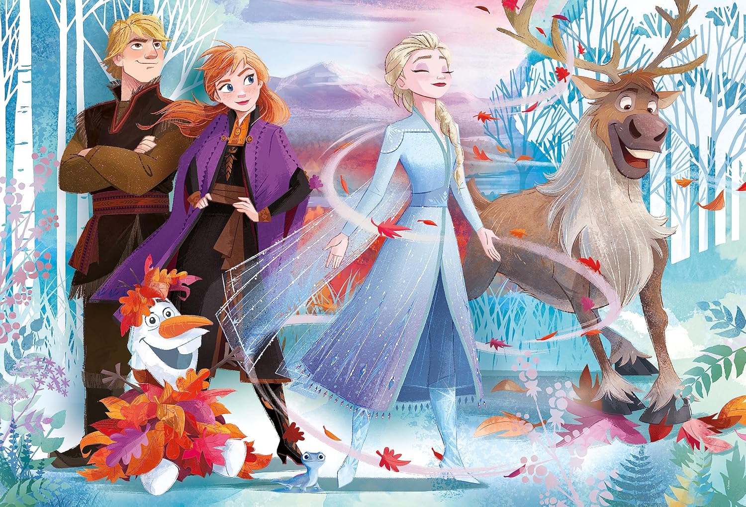 Disney: Clementoni - Puzzle Maxi 24 Pz - Frozen 2