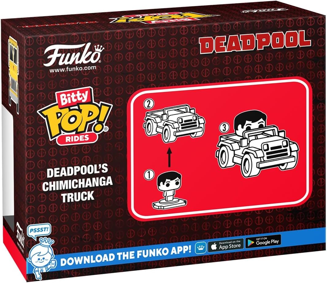 Funko Pop! Bitty Ride: Marvel - Deadpool with Chimichanga Truck