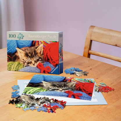 Adult puzzle 100 Teile - Wollkätzchen