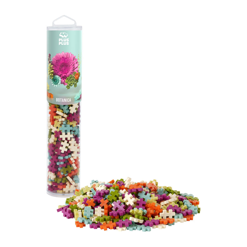 Plus-Plus 4329 Ingenioso Juguete de construcción, botánica, Mezcla de Colores, Tubo de construcción Creativo, Juego de Bloques de construcción para niños a Partir de 5 años, 240 Piezas