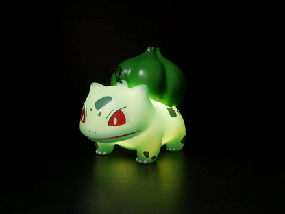 Teknofun – Offizielle Pokemon-Lizenz – Leuchtender BISASAM mit Riemen, leuchtende Figur für Kinder zum Sammeln – 811425