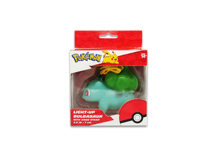 Teknofun – Offizielle Pokemon-Lizenz – Leuchtender BISASAM mit Riemen, leuchtende Figur für Kinder zum Sammeln – 811425